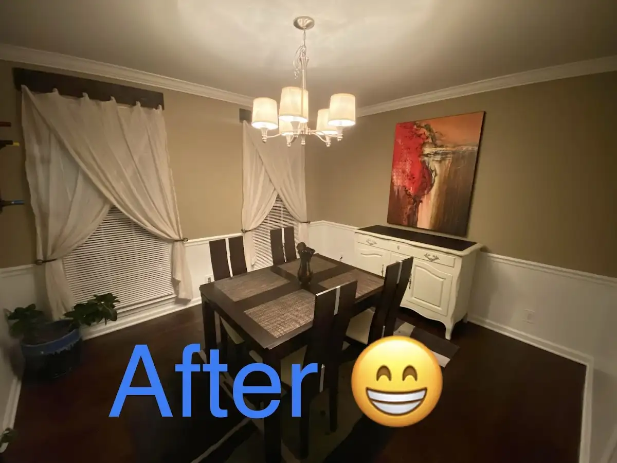 Professional dining room restoration after water damage in McMinnville